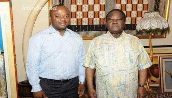 Sylvestre Emmou et Henri Konan Bédié