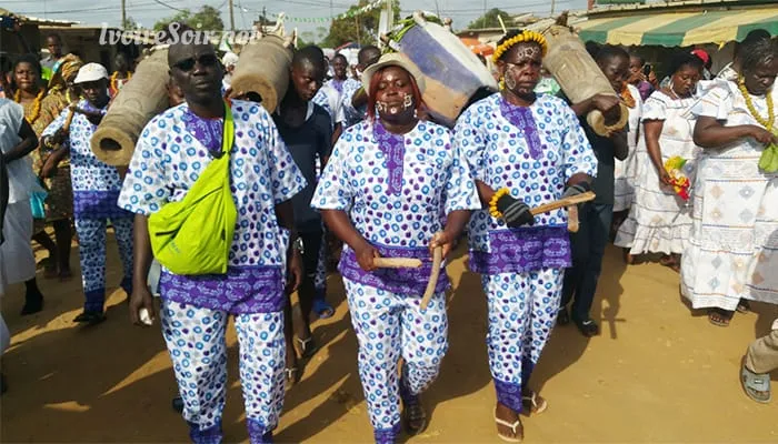 Abissa 2017 sortie de l'Edomgbolé ou tam-tam parleur