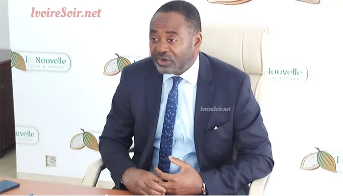 Gnamien Konan, lors de la rencontre avec la délégation de l'UA