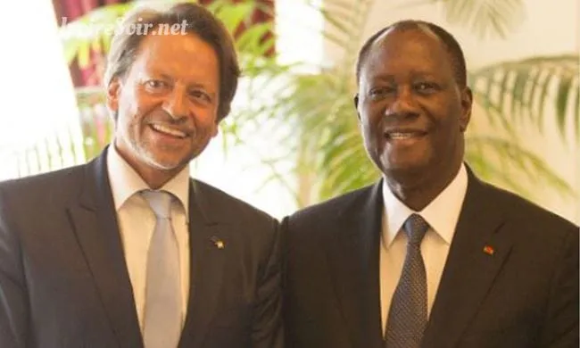 Jobst Von Kirchmann et Alassane Ouattara