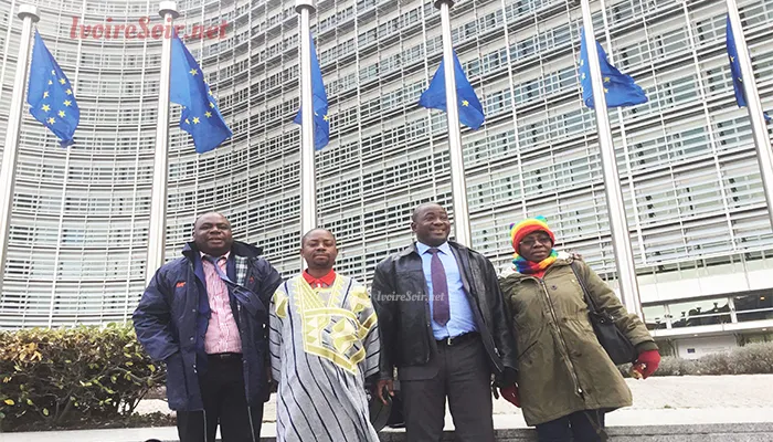 Journalistes ivoiriens à Bruxelles
