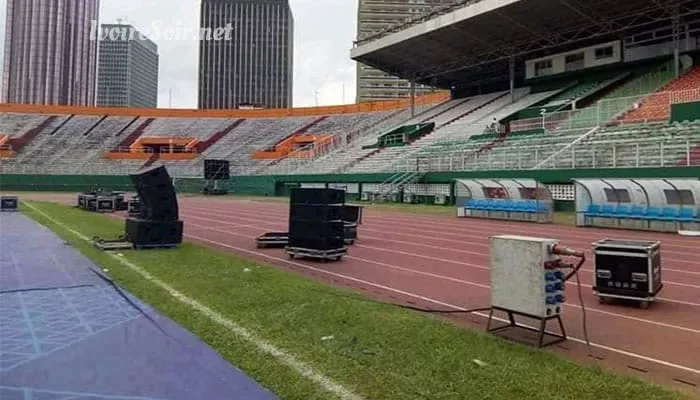 Le stade Houphouët-Boigny prêt à accueillir le congrès du RHDP