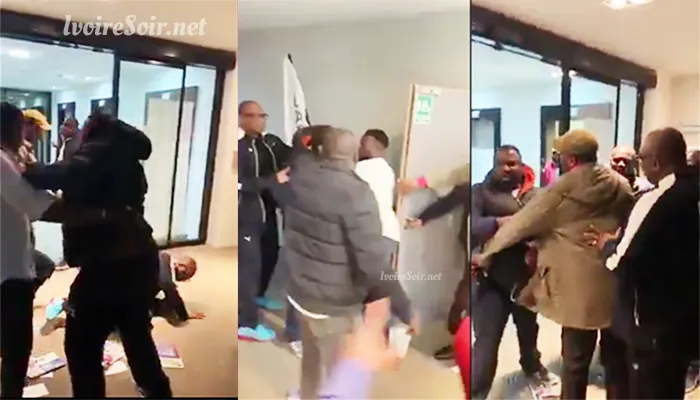 Bagarre pro-Soro et pro-Ouattara à Paris
