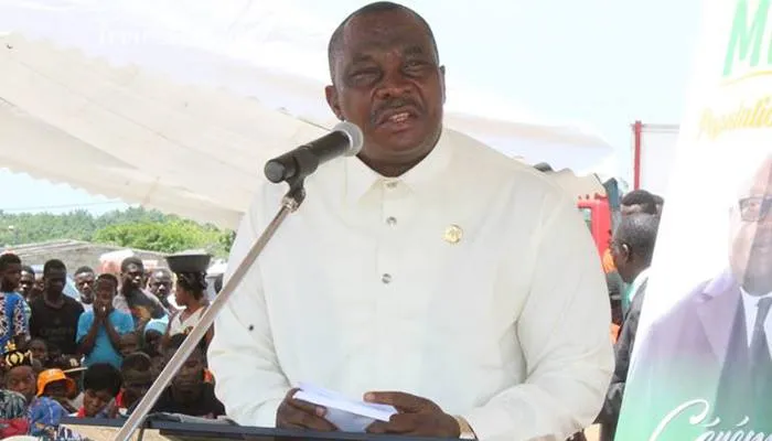 Kobenan Kouassi Adjoumani, parrain de la cérémonie d'investiture du maire Germain N'dri de Tiébissou ce samedi 30 mars 2019