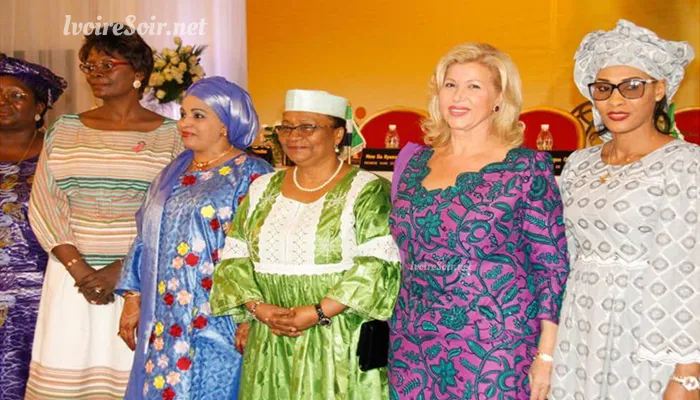 Réunion annuelle du Comité régional de pilotage du projet SWEDD, Dominique Ouattara et certaines participantes