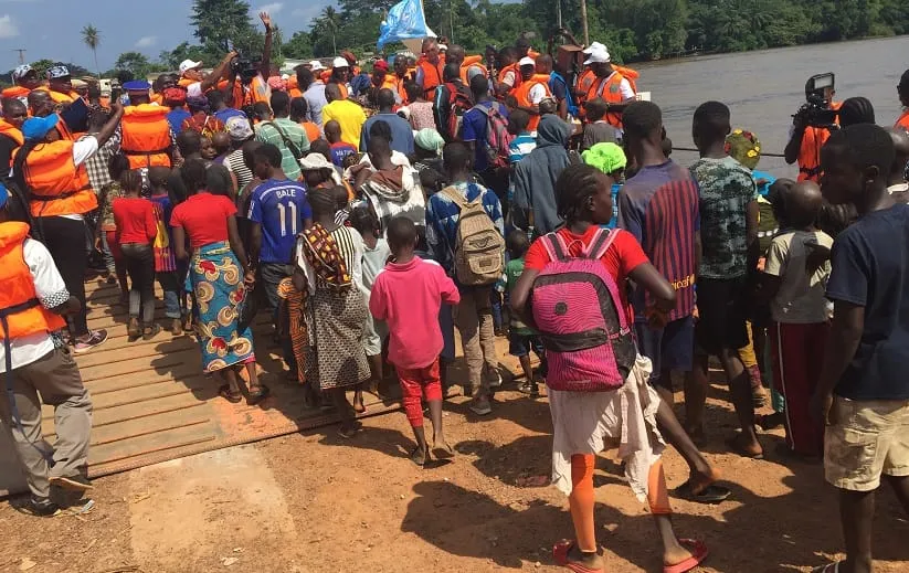 Près de 142 Ivoiriens réfugiés au Libéria entrent au pays