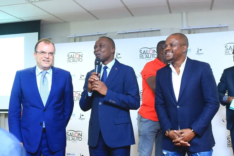 Salon de l'auto Abidjan Fabrice Sawegnon Voodoo