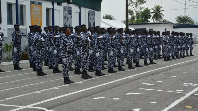 Côte d’Ivoire: 601 élèves gendarmes ivoiriens présentés au drapeau