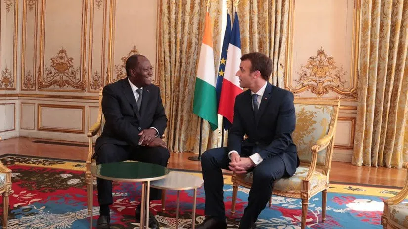 Sécurité: le Président Ouattara s’entretient avec Gerald Darmanin, porteur d’un message de Macron