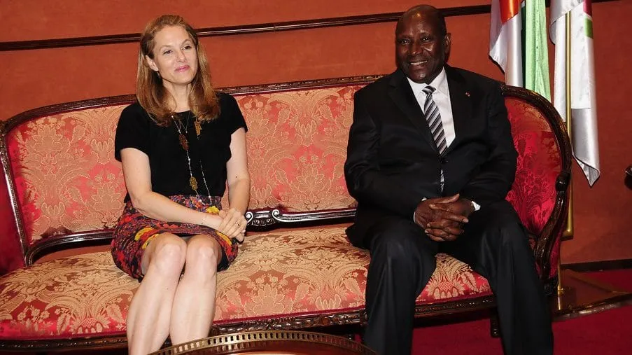 La princesse Sarah Zeid de Jordanie à Abidjan