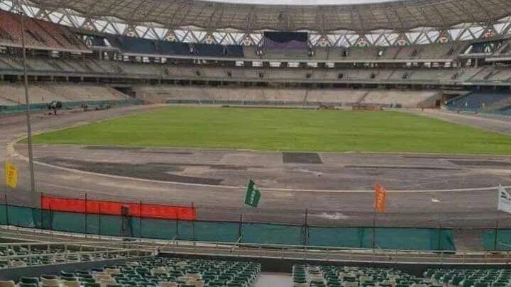 Côte d’Ivoire: les images de l’avancement des travaux du stade d’Ebimpé au 10 juillet 2019