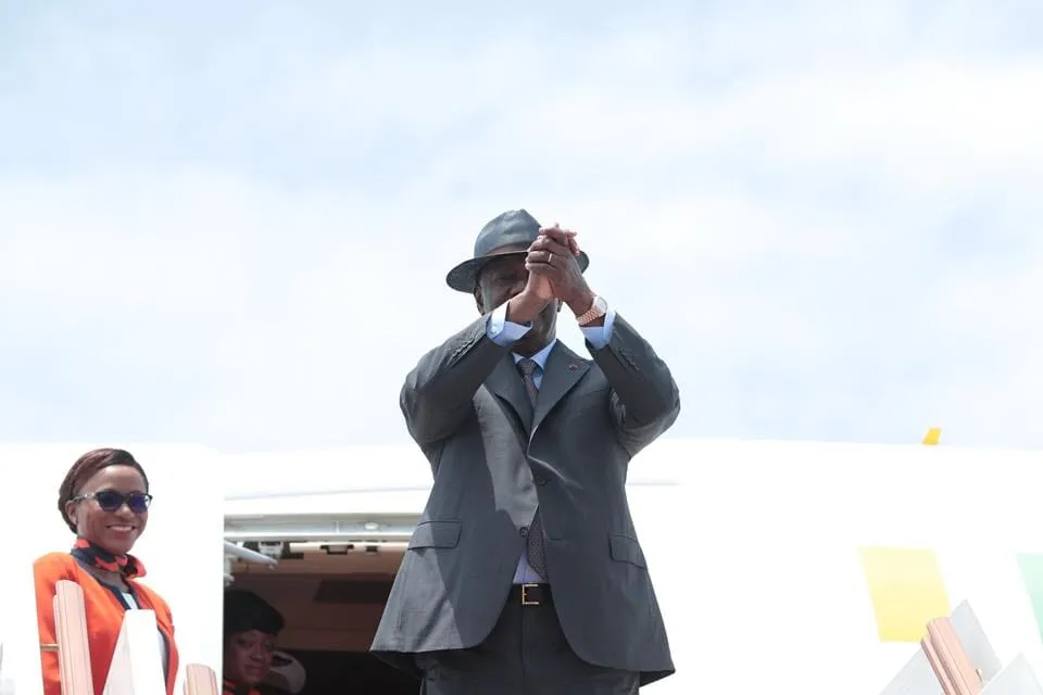 Alassane Ouattara quitte Abidjan pour Paris le 09 aout 2019