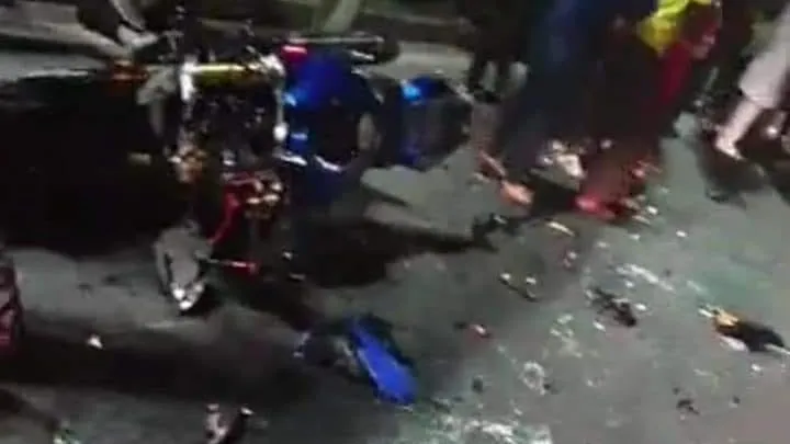 Les images de l’accident à moto de DJ Arafat décédé ce lundi 12 août 2019