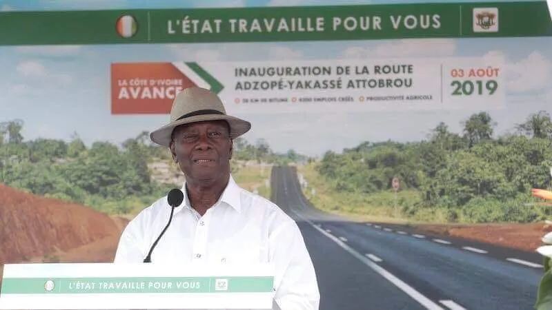 Inauguration axe Adzopé – Yakassé-Attobrou: l’intégralité du discours de Ouattara le 3 août 2019