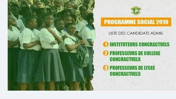 Résultats du concours de recrutement des enseignants contractuels: voici la liste des admis