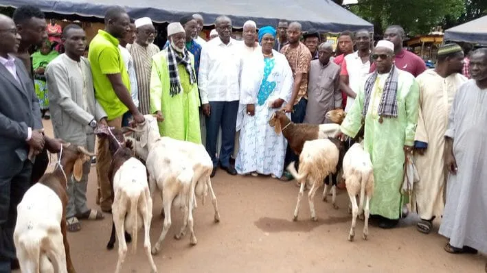 Tabaski 2019 à Yamoussoukro : don de 50 moutons du gouverneur Thiam