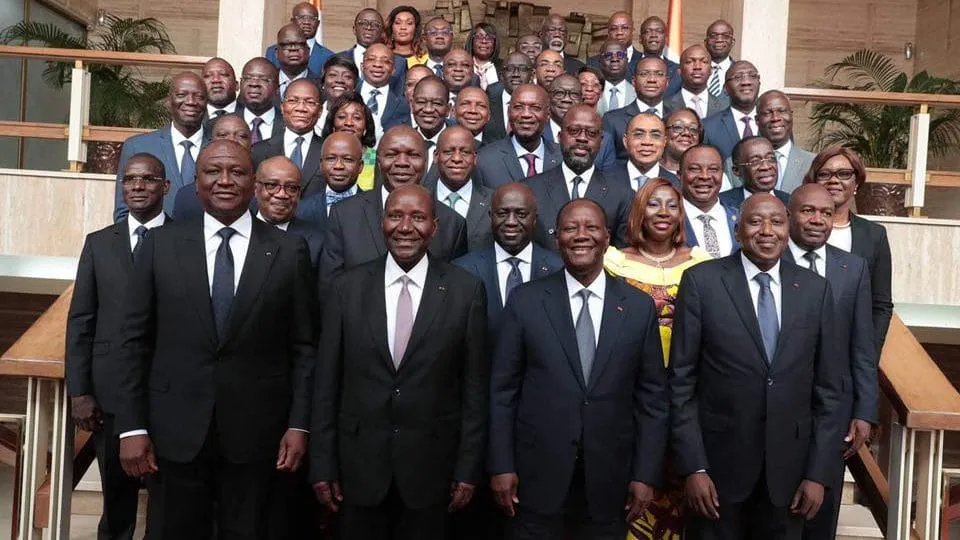 Côte d’Ivoire: les premières photos du nouveau gouvernement ivoirien du 4 septembre