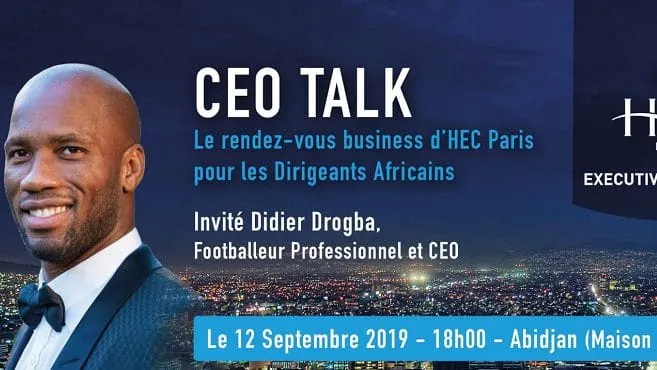 Du foot aux affaires, HEC Paris reçoit Didier Drogba, l’entrepreneur