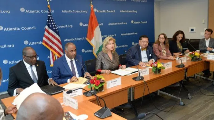 Dominique Ouattara à Washington: « 85% des enfants impliqués dans la cacaoculture vont à l’école »