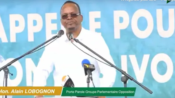Meeting FPI et PDCI, Alain Lobognon répond au RHDP: « Nous n’avons pas distribué de sardines pour venir au meeting »