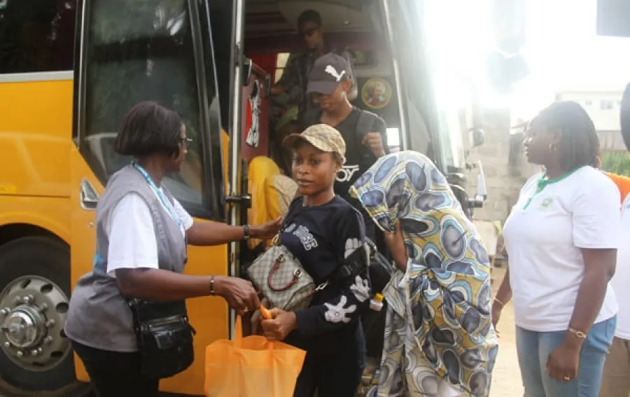 Côte d’Ivoire: retour d’exil de 135 réfugiés ivoiriens à Abidjan