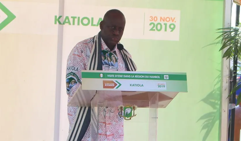 Aly Coulibaly depuis Katiola: « Jamais les Ivoiriens n’accepteront de passer de la lumière à l’obscurité »