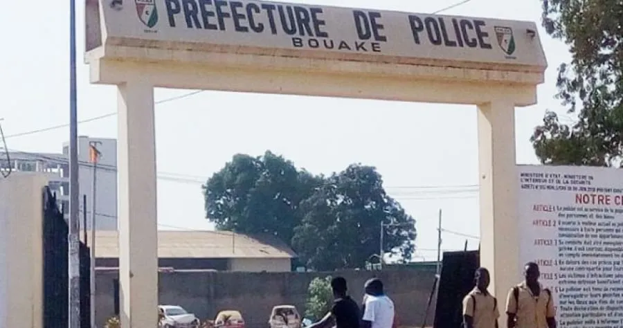 Bouaké: 4 policiers aident 3 dangereux bandits à s’évader