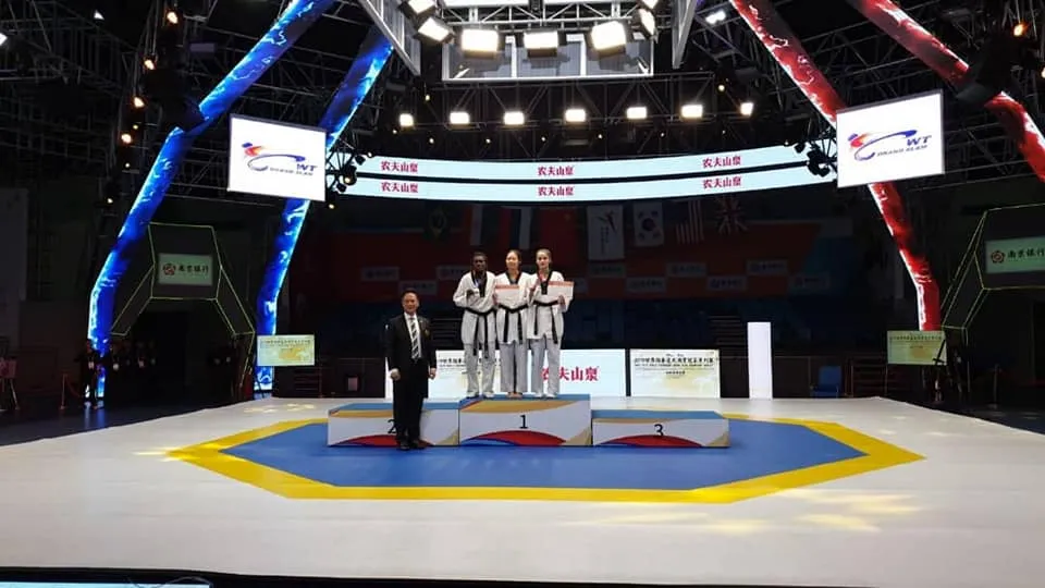 Open international de chine 2019 de taekwondo: Gbagbi Ruth en Argent