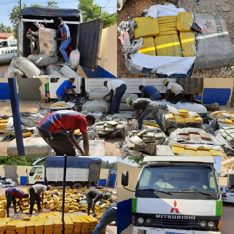 Aboisso : un camion chargé d’une importante quantité de drogue saisi
