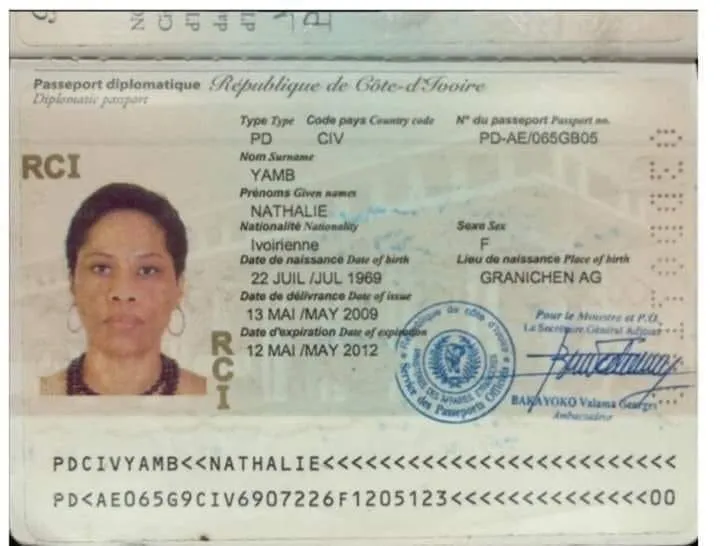La Préfecture de police d’Abidjan a-t-elle publié les pièces d’identité  de Nathalie Yamb ?