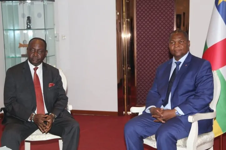 Centrafrique : Touadéra reçoit Bozizé