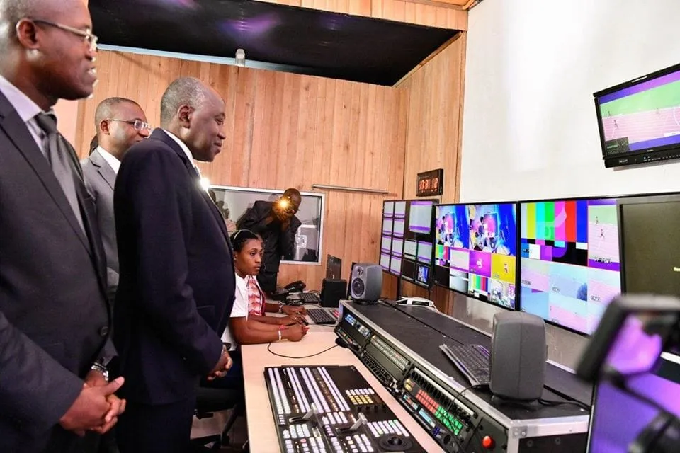 Inauguration de « RTI 3 » par Amadou Gon