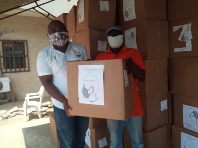 Côte d’Ivoire : la DRENETFP d’Abidjan 3 dotés de cache-nez