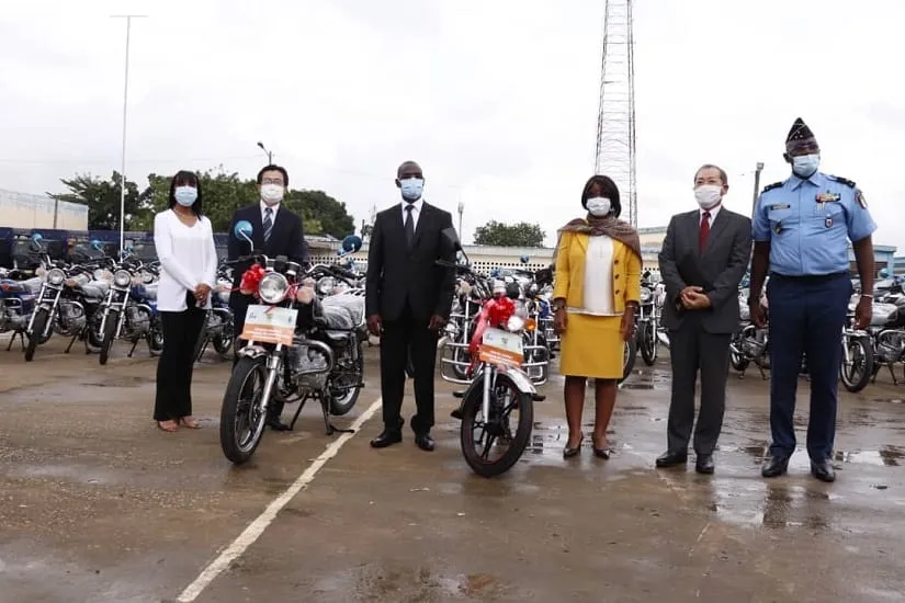 Le Japon fait don de 80 motos à la Police nationale pour lutter contre la Covid-19 et assurer les élections à venir – Actualité ivoirienne 28/05/2020