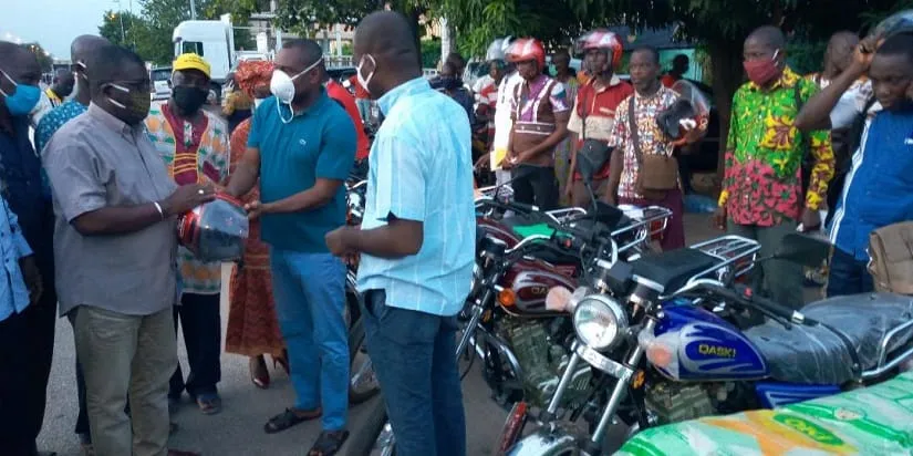 RHDP-Gbêkê 2 : un don de 10 motos pour la victoire de Gon