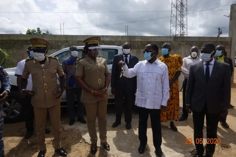La brigade de gendarmerie de Maféré dotée d’un nouveau véhicule – Actualité ivoirienne 31/05/2020