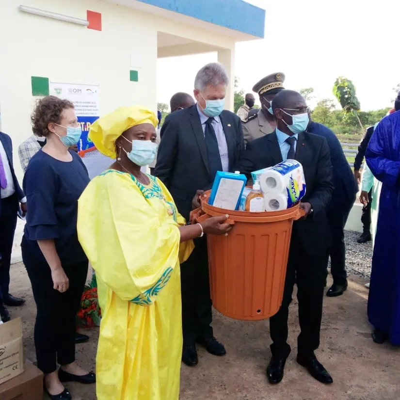 Covid-19 : L’ambassadeur d’Allemagne offre du matériel de protection à la police des frontières à Gbéléban – Actualité ivoirienne 31/05/2020