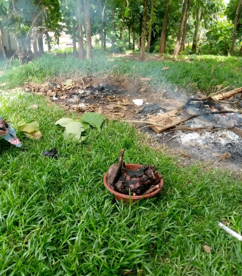 Bongouanou : un stock de viande de brousse incinéré