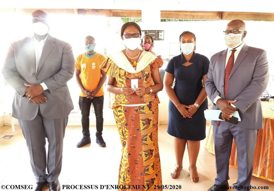 CNI : Simone Gbagbo se fait enrôler ce 29 mai 2020 (les images)