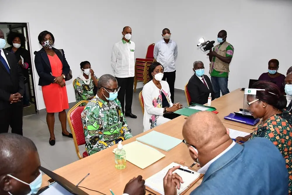 Déposer son dossier de candidature de Bédié, le mardi 23 juin 2020