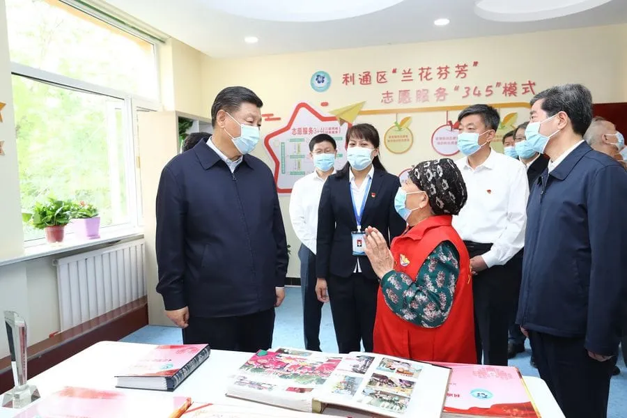 Xi Jinping salue le travail des bénévoles de quartier durant son inspection au Ningxia – Actualités 09/06/2020