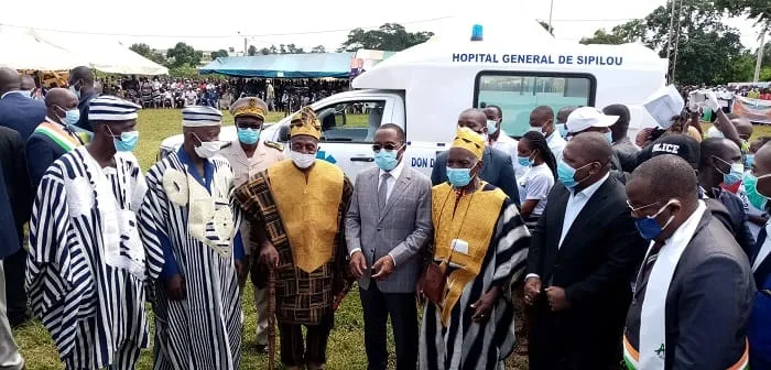 Don d’une ambulance médicalisée à l’hôpital général de Sipilou – Actualité ivoirienne 08/06/2020