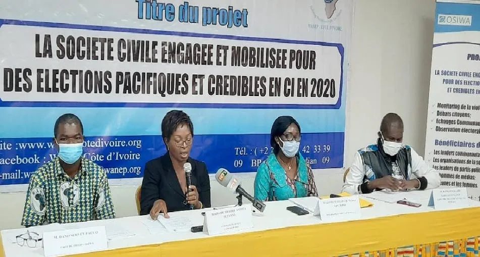 Liste électorale : WANEP Côte d’Ivoire en mission d’observation