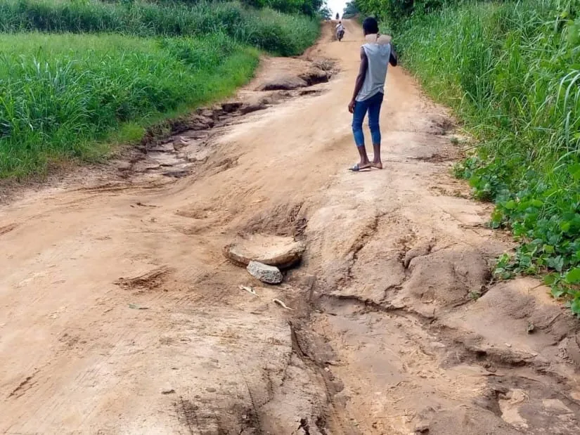 Le tronçon de Montézo- Oghlwapo dans un état de dégradation – Actualité ivoirienne 18/06/2020