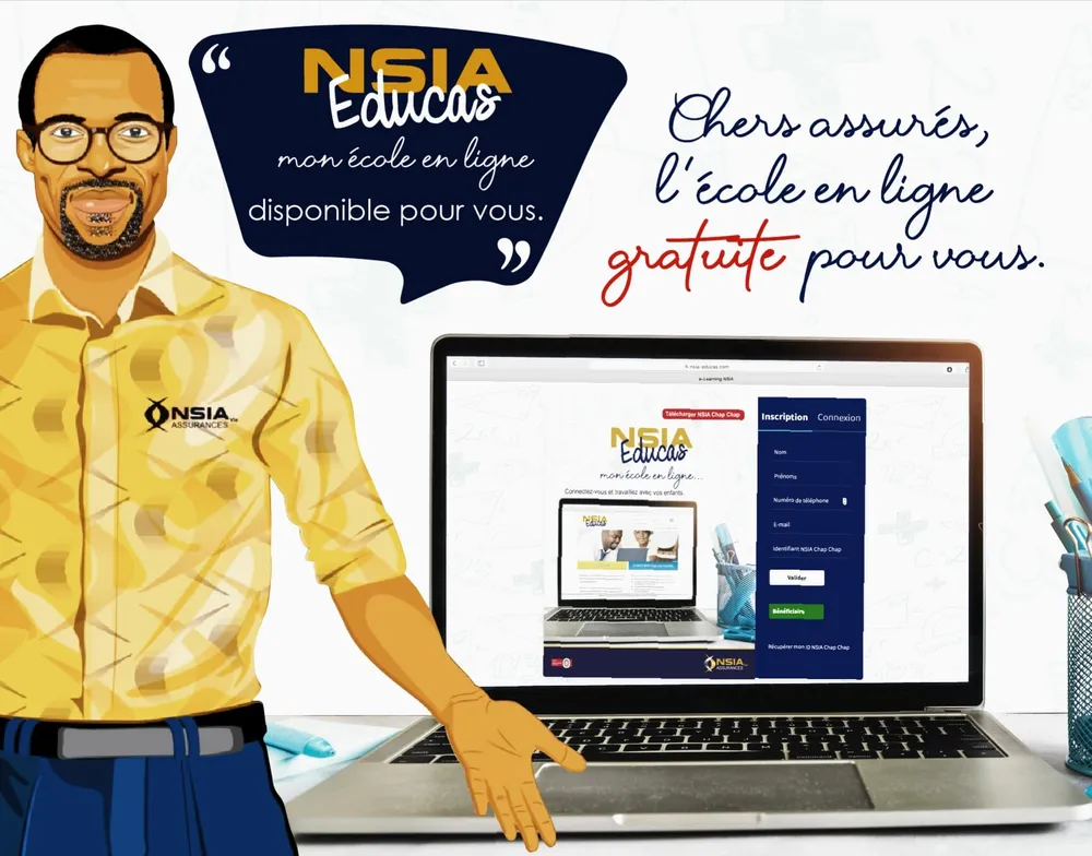 Une compagnie d’assurance offre une école en ligne – Actualité ivoirienne 25/06/2020
