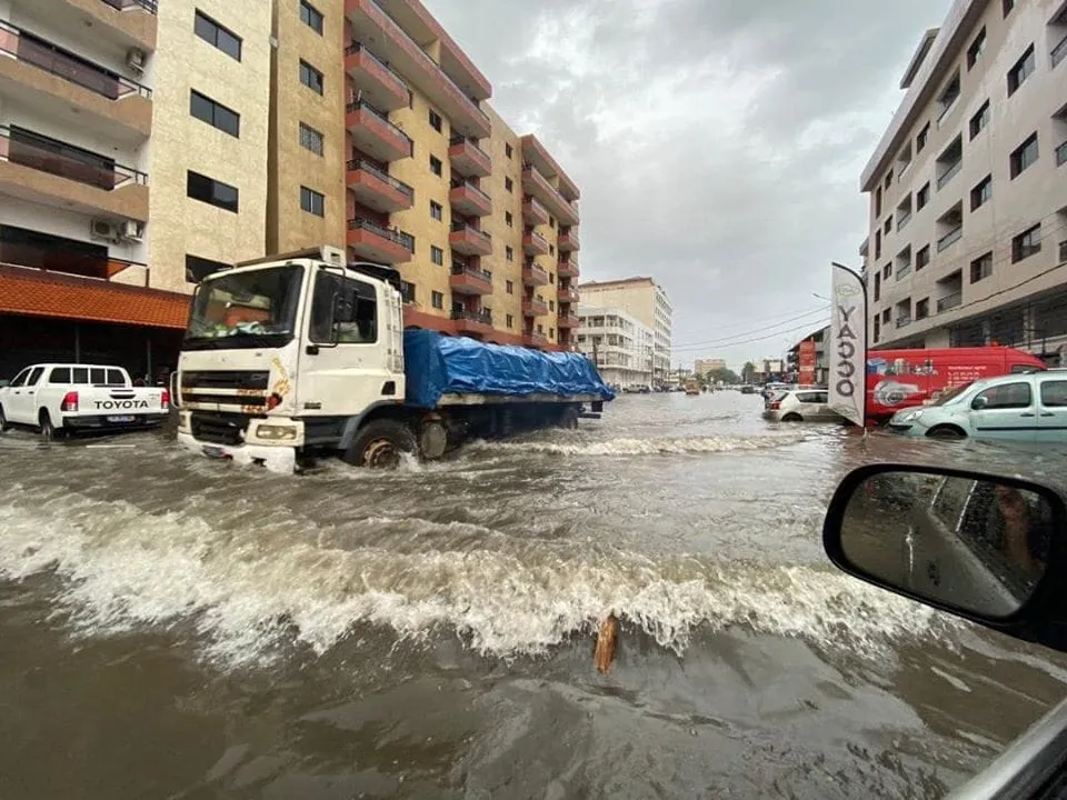 Inondation à Abidjan, Côte d'Ivoire en juin 2020 © Crédit Photo DR