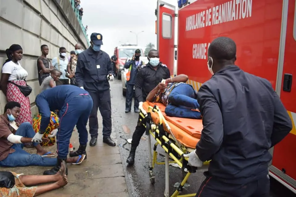 Accident au rond-point de la Riviera II : 7 victimes