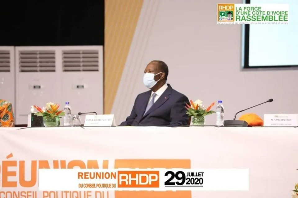 Candidature de Ouattara : voici la résolution du Conseil Politique du RHDP