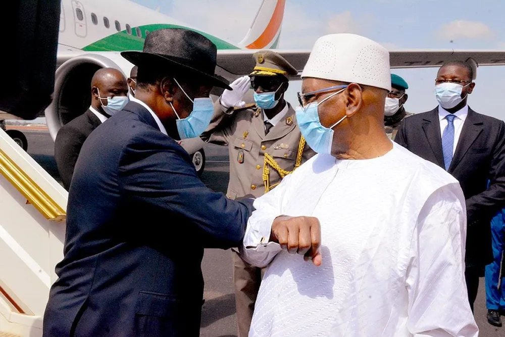 Alassane Ouattara et Ibrahim Boubacar Kéïta