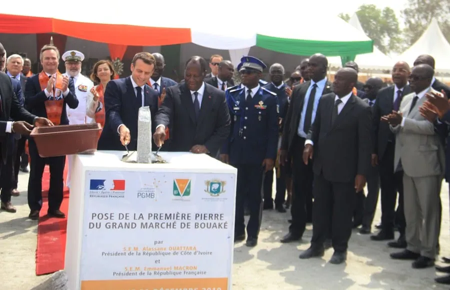 Début des travaux de reconstruction du grand marché de Bouaké